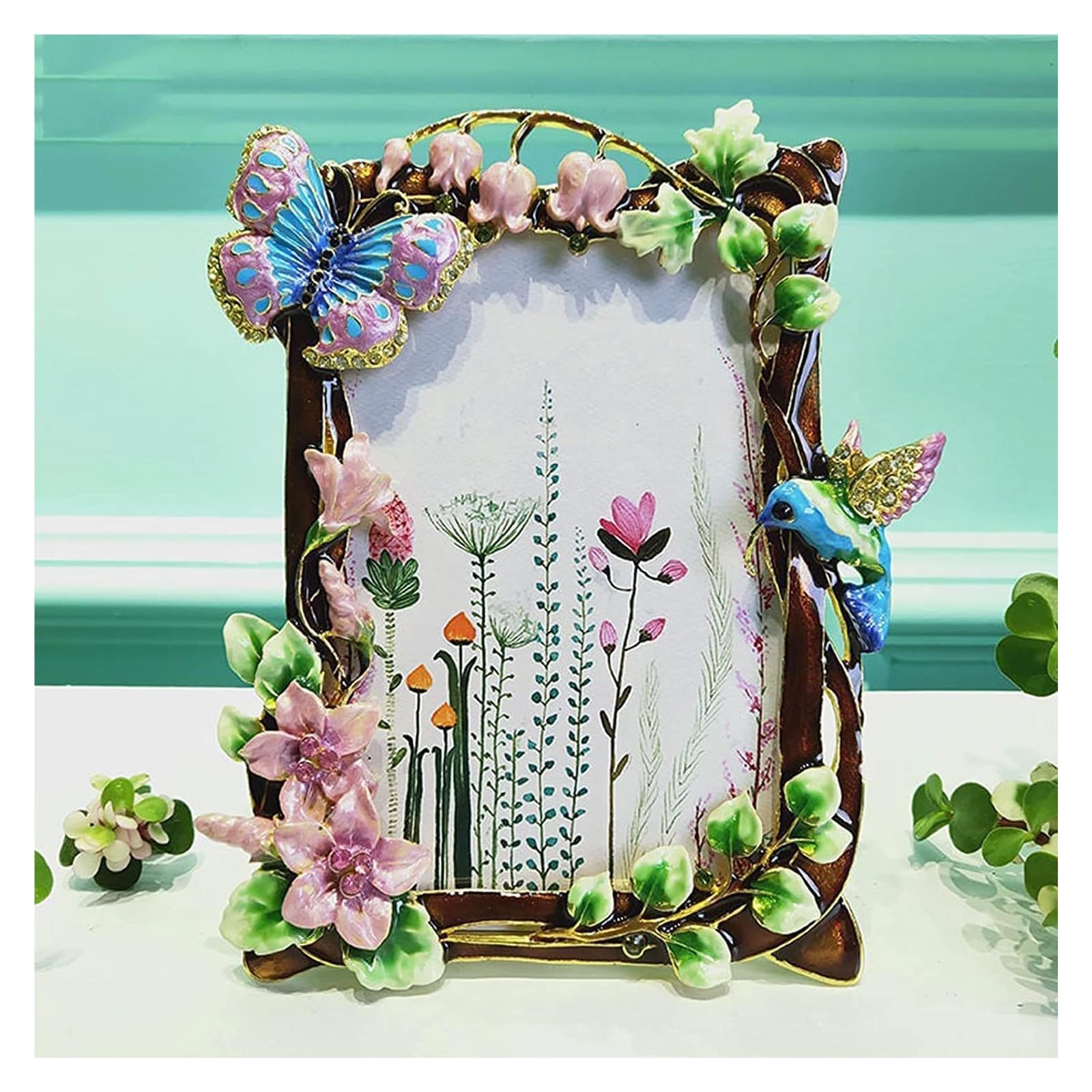 Amazon.co.jp: 写真立て 絶妙な額縁クリエイティブフォトフレーム蝶の